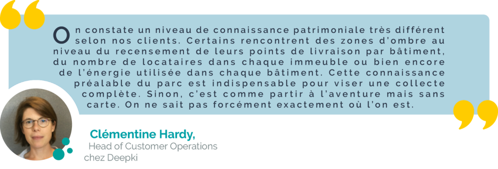 Une connaissance préalable du parc est indispensable pour avoir une complétude des données.